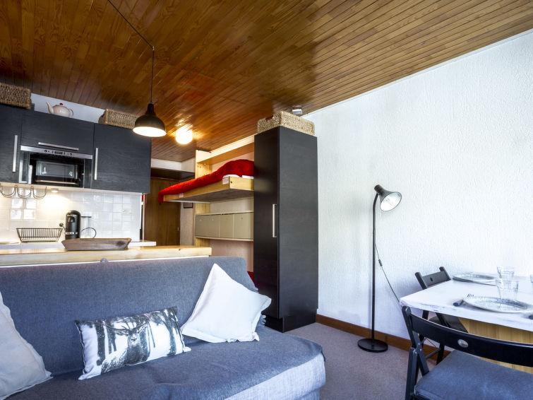 Ski verhuur Appartement 1 kamers 3 personen (5) - Le Grand Pré - Tignes - Woonkamer