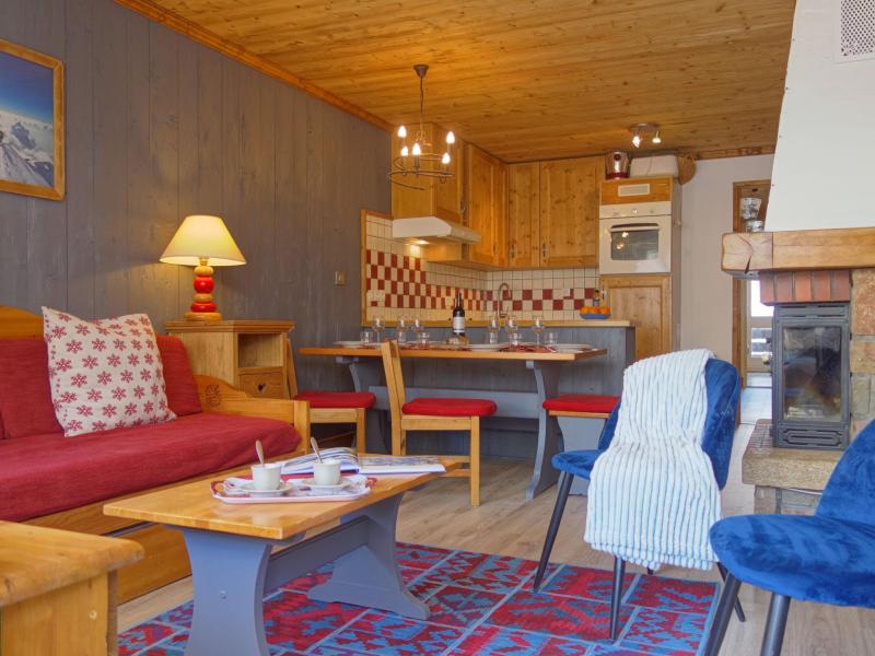 Ski verhuur Appartement 3 kamers 8 personen (5) - Le Grand Tichot A et B - Tignes - Woonkamer