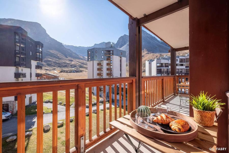 Ski verhuur Appartement 2 kabine kamers 4 personen (1302) - Le Hameau du Borsat 1&2 - Tignes - Balkon