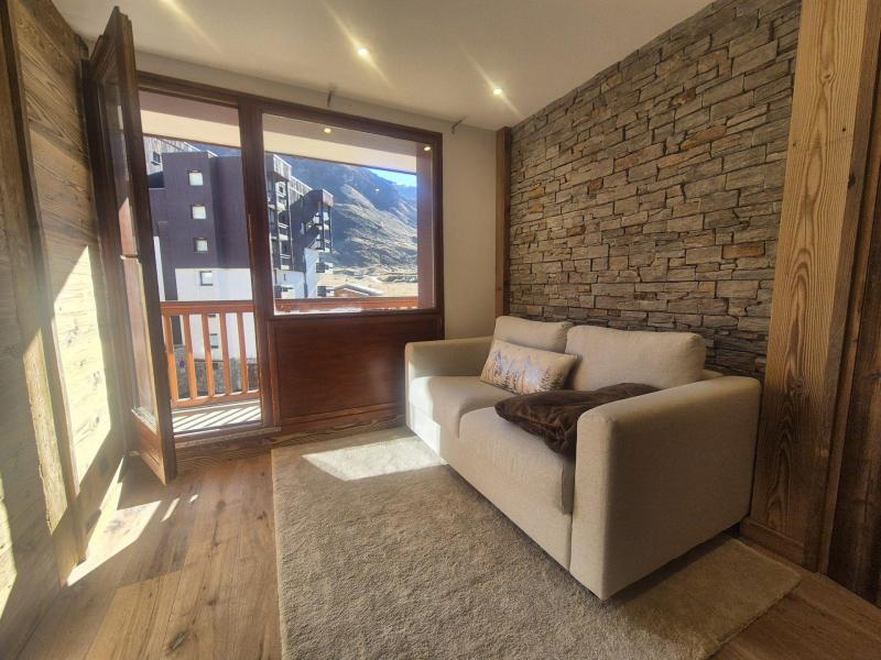 Ski verhuur Appartement 2 kabine kamers 4 personen (1302) - Le Hameau du Borsat 1&2 - Tignes - Woonkamer