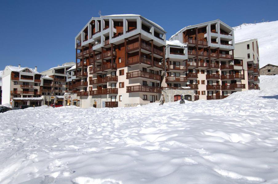 Vacances en montagne Studio cabine 4 personnes (3010) - Le Hameau du Borsat - Tignes - Extérieur hiver