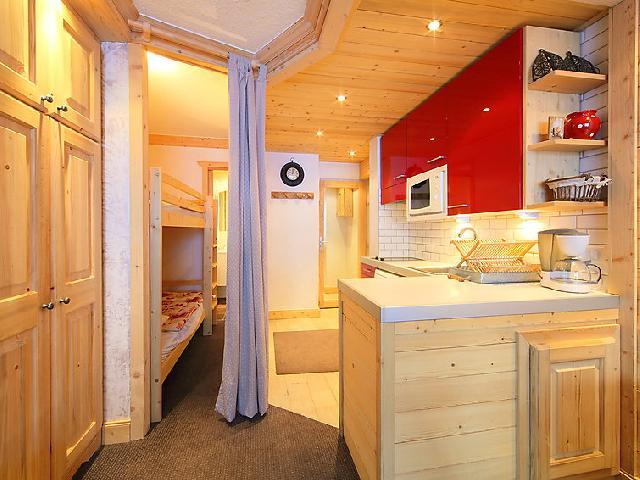 Rent in ski resort 1 room apartment 4 people (5) - Le Pramecou - Tignes - Kitchenette