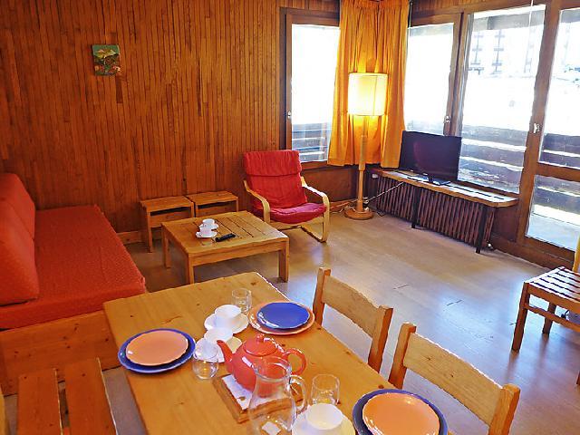 Rent in ski resort 2 room apartment 6 people (3) - Le Pramecou - Tignes - Living room