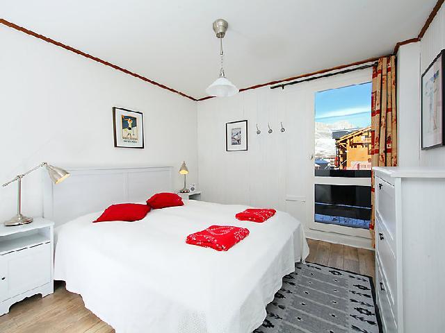 Аренда на лыжном курорте Апартаменты 3 комнат 7 чел. (11) - Le Pramecou - Tignes - Двухспальная кровать