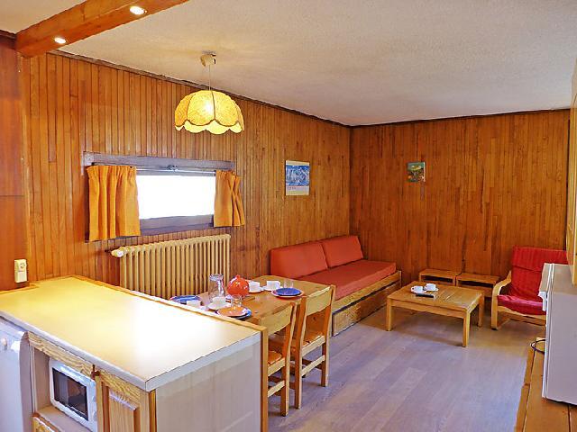 Ski verhuur Appartement 2 kamers 6 personen (3) - Le Pramecou - Tignes - Woonkamer