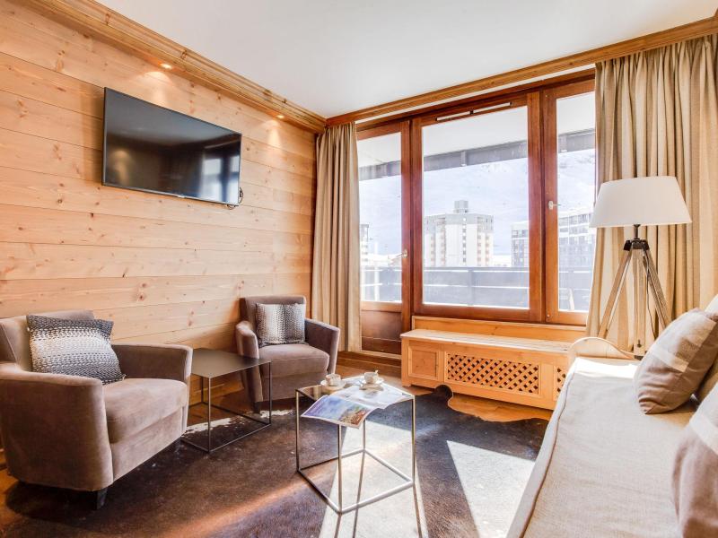 Skiverleih 3-Zimmer-Appartment für 6 Personen (10) - Le Prariond - Tignes - Wohnzimmer