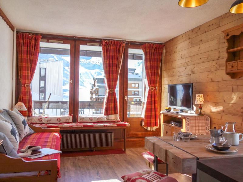 Ski verhuur Appartement 2 kamers 6 personen (12) - Le Prariond - Tignes - Woonkamer