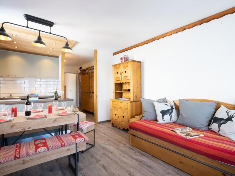 Ski verhuur Appartement 2 kamers 6 personen (12) - Le Prariond - Tignes - Woonkamer