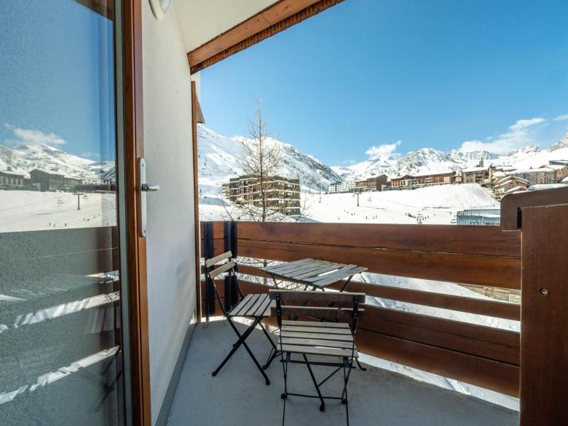 Skiverleih 2-Zimmer-Holzhütte für 6 Personen (26) - LE SAVOY - Tignes - Terrasse