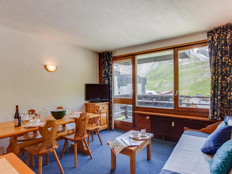 Wynajem na narty Apartament 2 pokojowy 6 osób (5) - Le Schuss - Tignes - Pokój gościnny