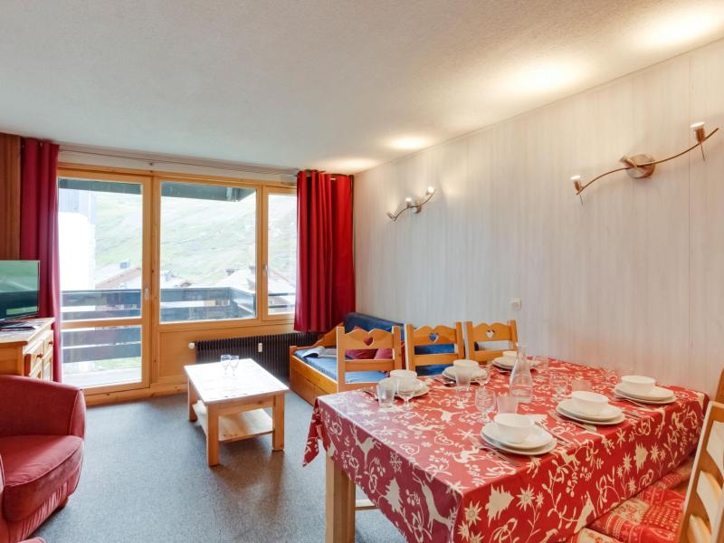 Wynajem na narty Apartament 2 pokojowy 6 osób (6) - Le Schuss - Tignes - Pokój gościnny