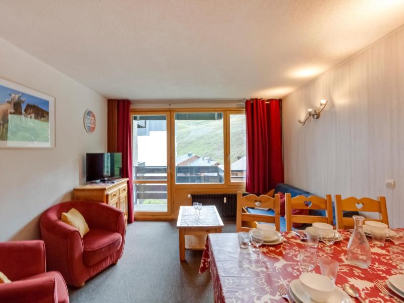 Ski verhuur Appartement 2 kamers 6 personen (6) - Le Schuss - Tignes - Woonkamer