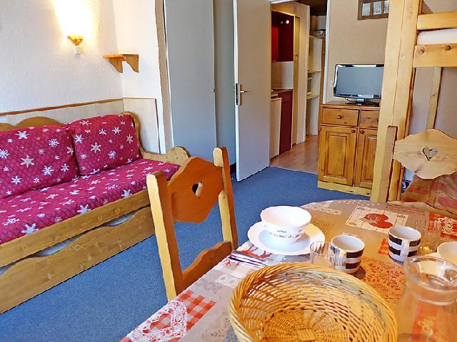 Ski verhuur Appartement 1 kamers 4 personen (2) - Le Sefcotel - Tignes - Woonkamer