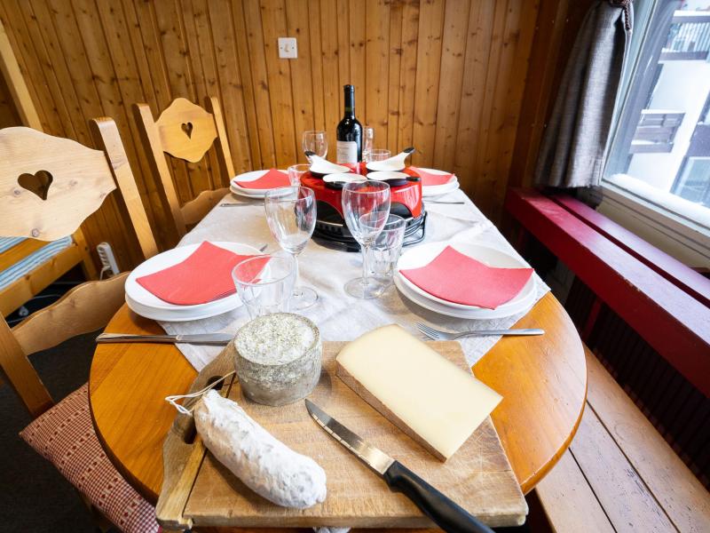 Ski verhuur Appartement 1 kamers 4 personen (2) - Le Sefcotel - Tignes - Woonkamer