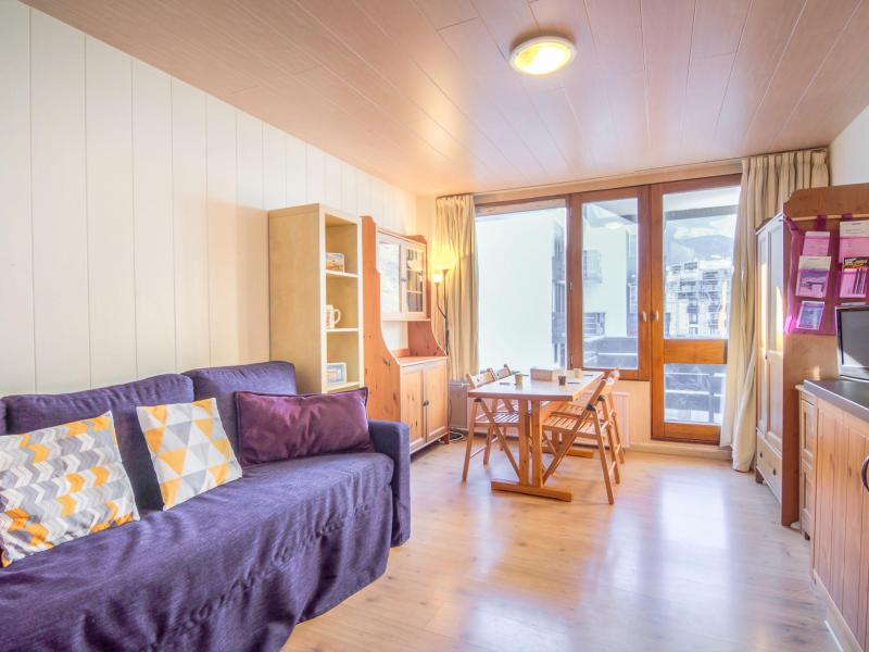 Ski verhuur Appartement 1 kamers 4 personen (21) - Le Sefcotel - Tignes - Woonkamer