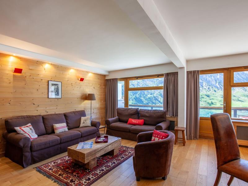 Rent in ski resort 5 room apartment 10 people (5) - Le Shamrock - Tignes - Living room
