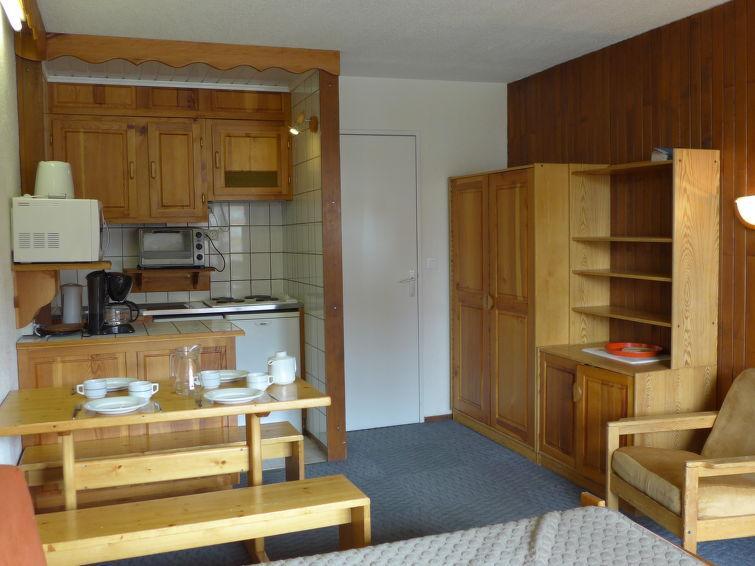 Rent in ski resort 1 room apartment 4 people (3) - Le Slalom - Tignes - Living room