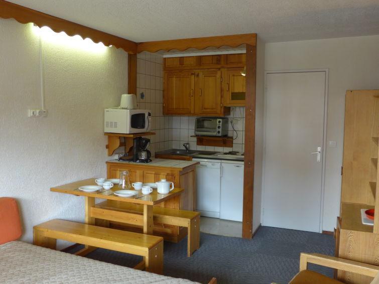 Rent in ski resort 1 room apartment 4 people (3) - Le Slalom - Tignes - Living room