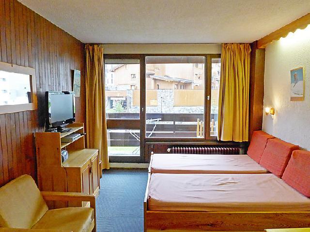 Skiverleih 1-Zimmer-Appartment für 4 Personen (3) - Le Slalom - Tignes - Wohnzimmer