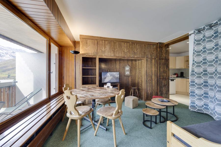 Skiverleih 2-Zimmer-Holzhütte für 4 Personen (B32) - LE SOLEIL - Tignes - Wohnzimmer