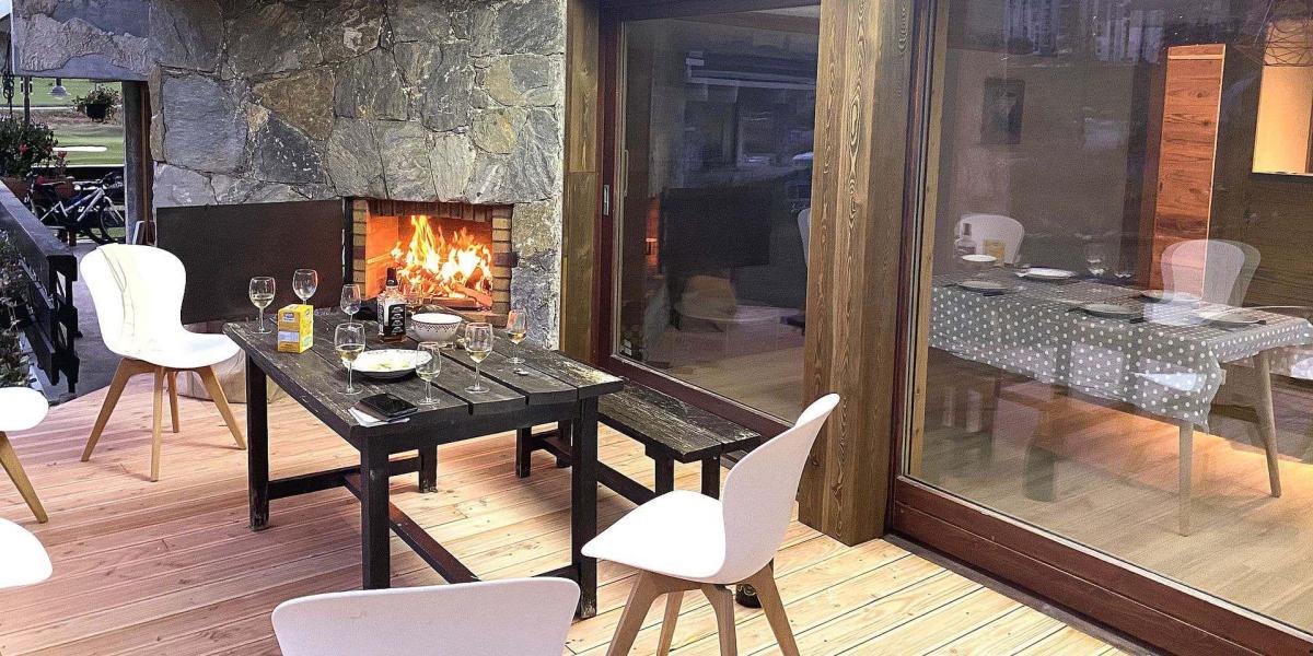 Rent in ski resort 2 room apartment sleeping corner 5 people (6P) - Les Chalets du Golf - Tignes - Living room