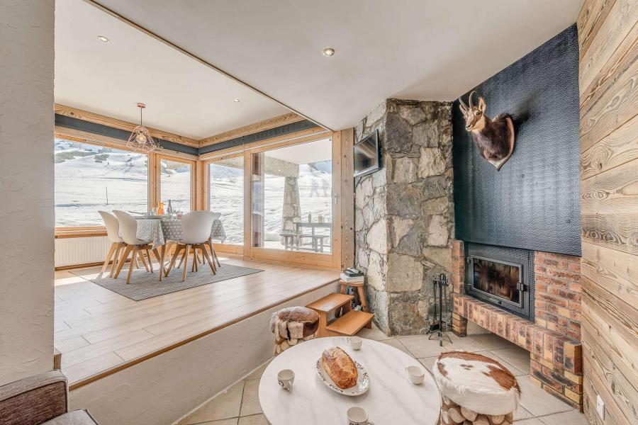 Skiverleih 2-Zimmer-Berghütte für 5 Personen (6P) - Les Chalets du Golf - Tignes - Wohnzimmer