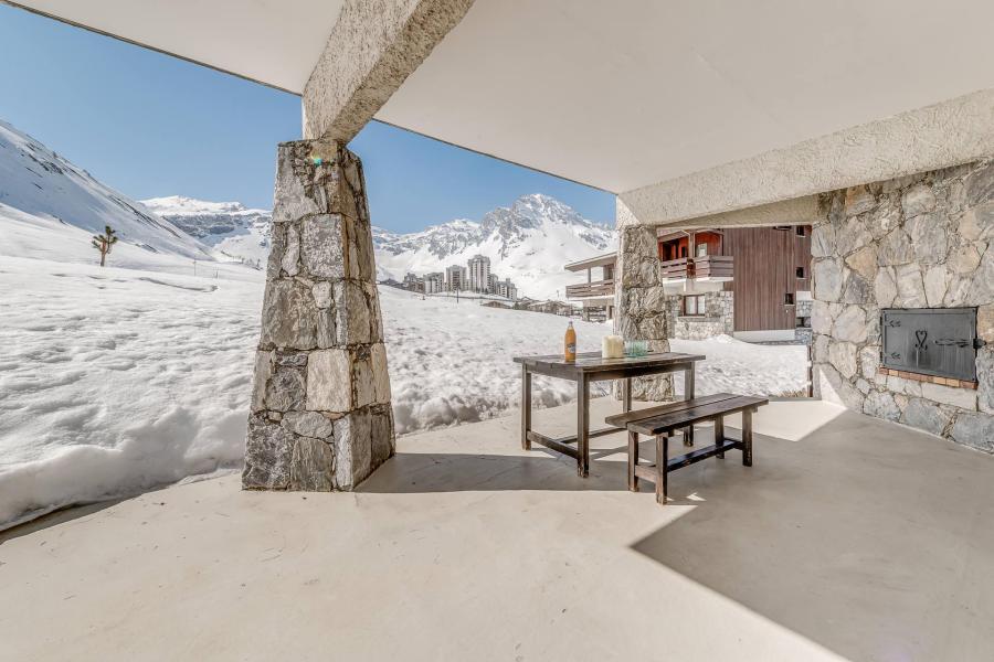 Ski verhuur Appartement 2 kamers bergnis 5 personen (6P) - Les Chalets du Golf - Tignes - Terras