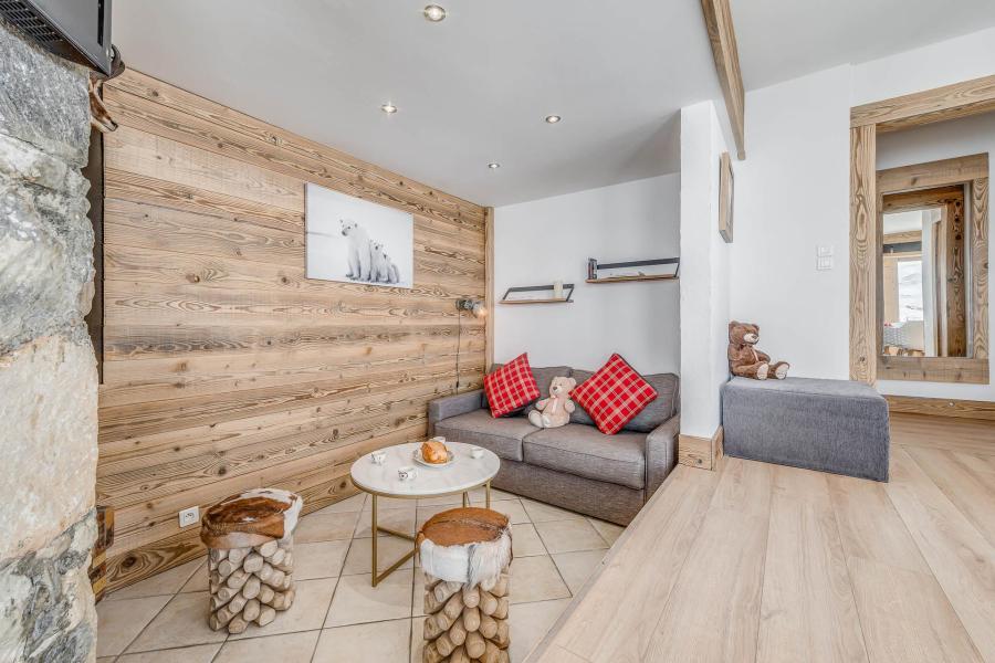 Ski verhuur Appartement 2 kamers bergnis 5 personen (6P) - Les Chalets du Golf - Tignes - Woonkamer