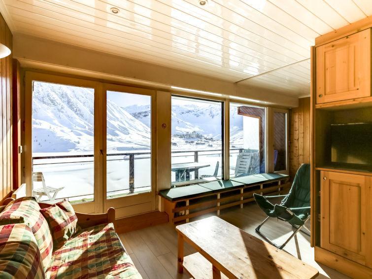 Rent in ski resort 3 room apartment 5 people (1) - Les Cimes - Tignes - Living room