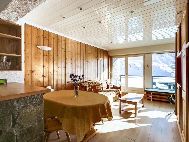 Skiverleih 3-Zimmer-Appartment für 5 Personen (1) - Les Cimes - Tignes - Wohnzimmer