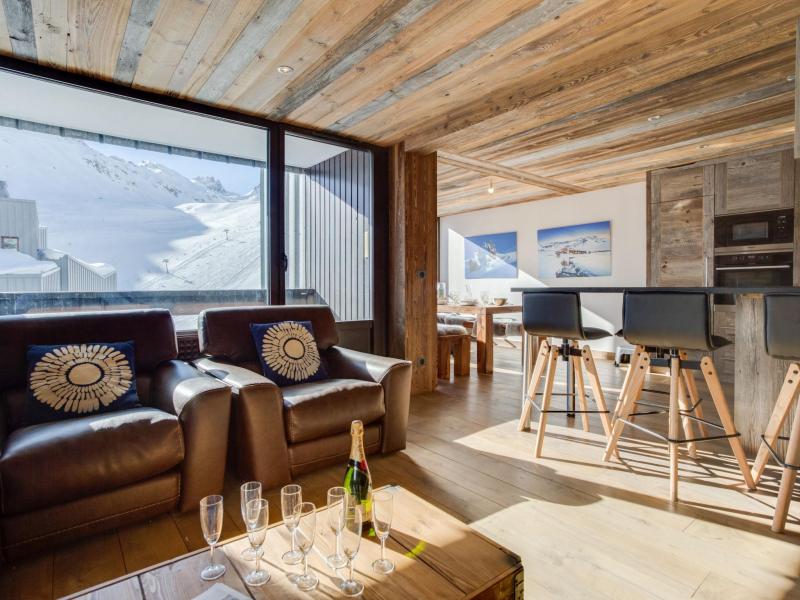 Rent in ski resort 6 room apartment 11 people (23) - Les Grandes Platières I et II - Tignes - Living room