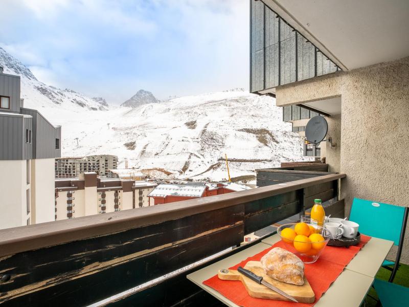 Аренда на лыжном курорте Апартаменты 2 комнат 4 чел. (28) - Les Grandes Platières I et II - Tignes - зимой под открытым небом