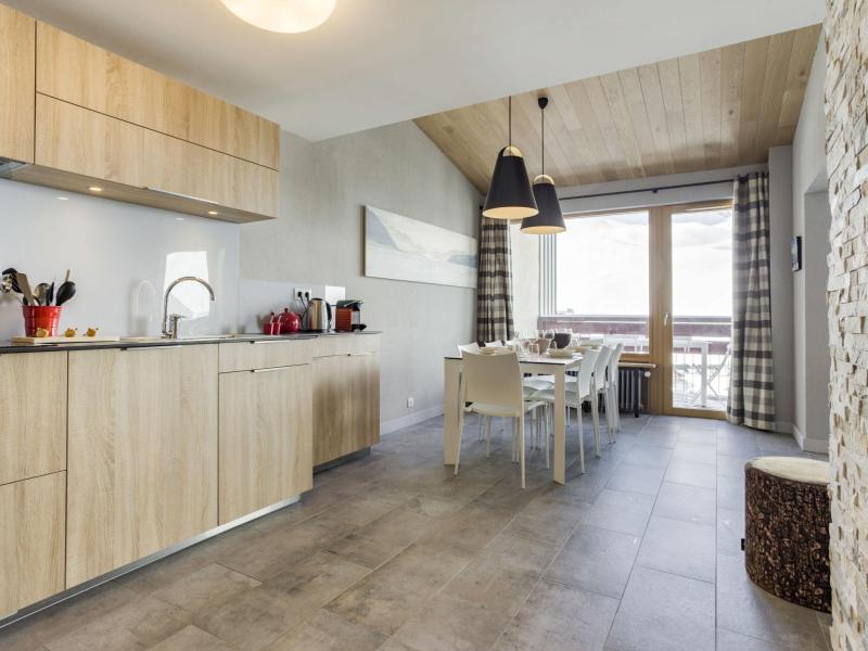 Ski verhuur Appartement 5 kamers 8 personen (21) - Les Hauts du Val Claret - Tignes - Woonkamer