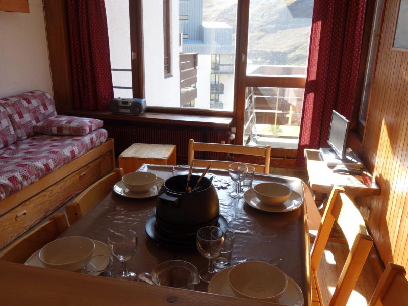 Ski verhuur Appartement 2 kamers 6 personen (20) - Les Moutières B1 et B2 - Tignes - Woonkamer