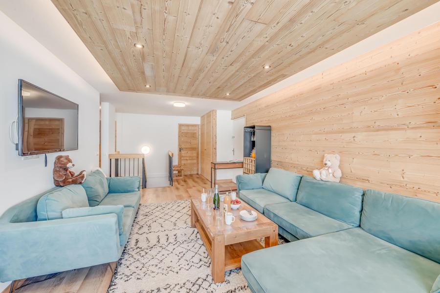 Skiverleih 4 Zimmer Maisonettewohnung für 8 Personen (2AP) - Les Rives - Tignes - Wohnzimmer