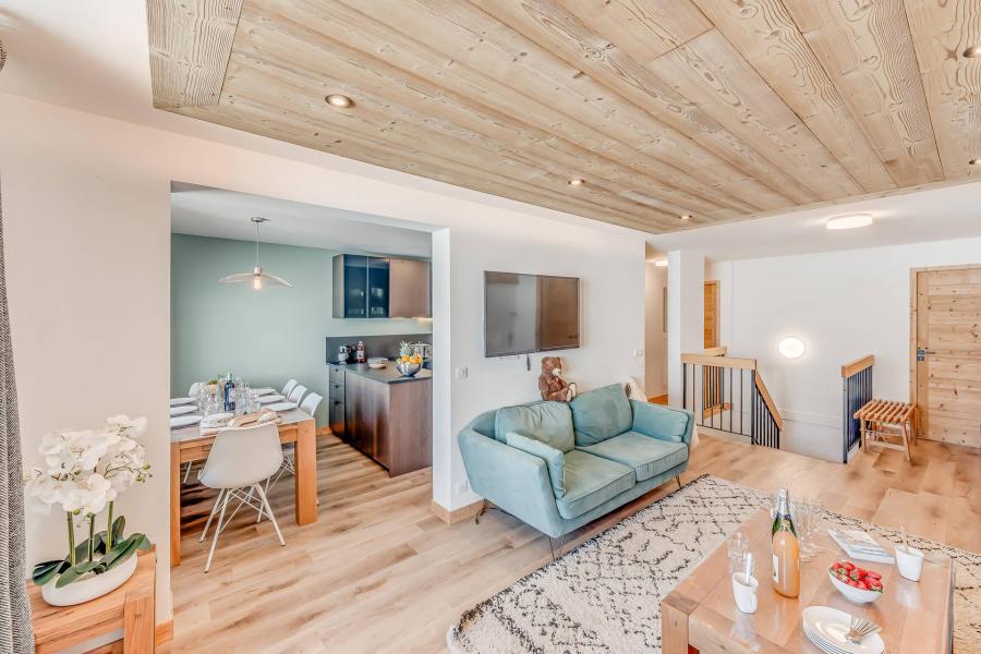 Ski verhuur Appartement duplex 4 kamers 8 personen (2AP) - Les Rives - Tignes - Woonkamer