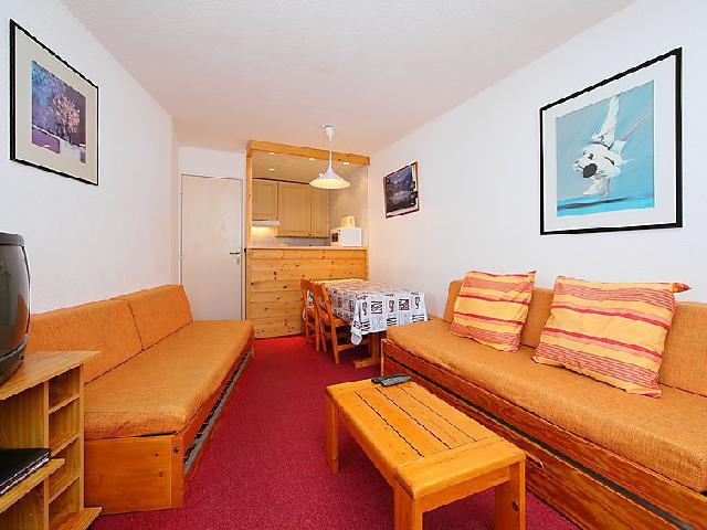 Rent in ski resort 2 room apartment 6 people (17) - Les Tommeuses - Tignes - Living room