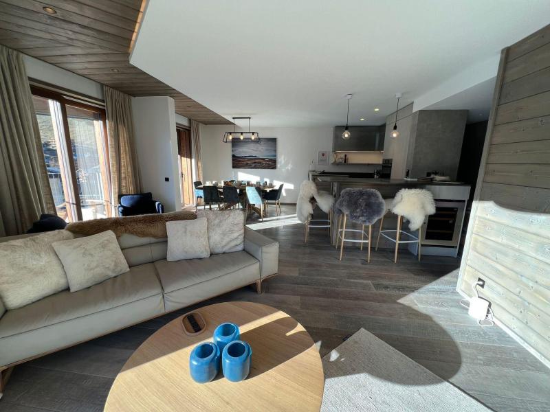 Ski verhuur Appartement 5 kamers 8 personen (WESTPENTHOUSE) - Les Trolles - Tignes - Woonkamer