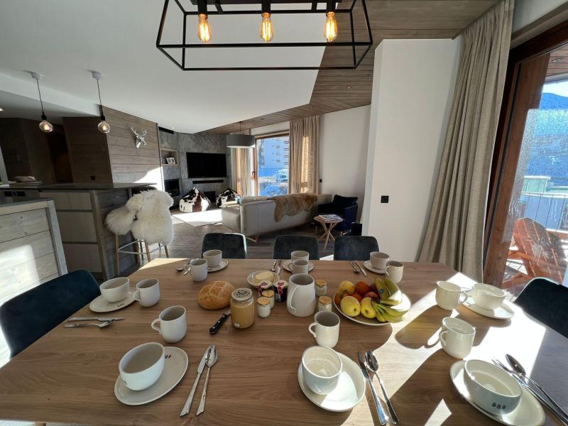 Ski verhuur Appartement 5 kamers 8 personen (WESTPENTHOUSE) - Les Trolles - Tignes - Woonkamer