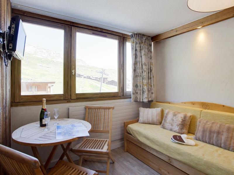 Ski verhuur Appartement 1 kamers 2 personen (3) - Palafour - Tignes - Woonkamer