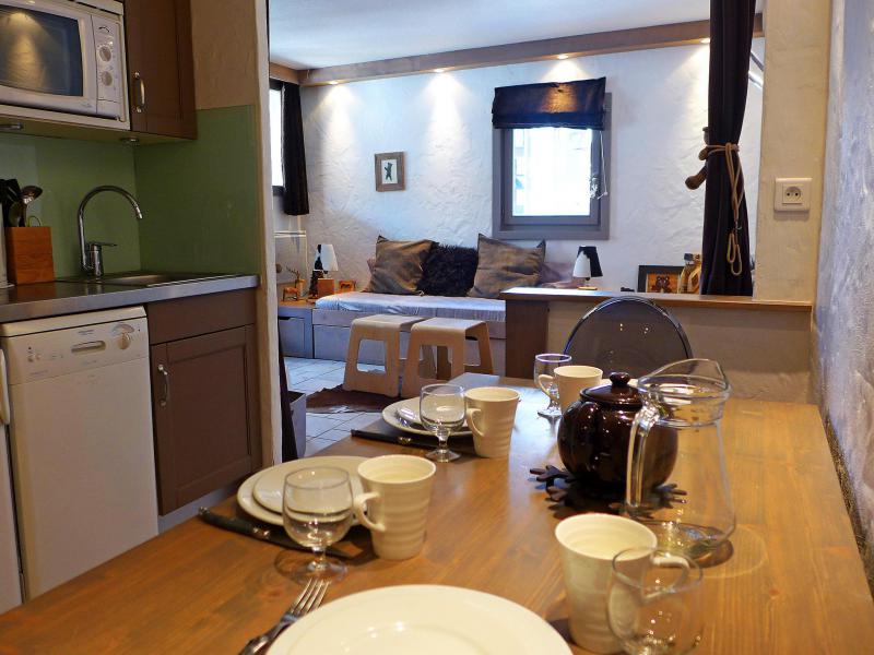 Rent in ski resort 2 room apartment 4 people (3) - Plein Soleil - Tignes - Living room