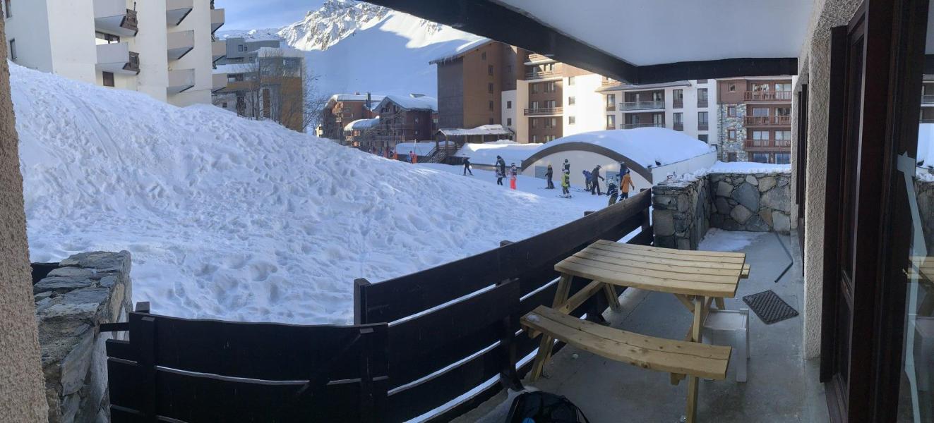 Аренда на лыжном курорте Апартаменты 2 комнат 4 чел. (2) - Pramecou - Tignes - Балкон