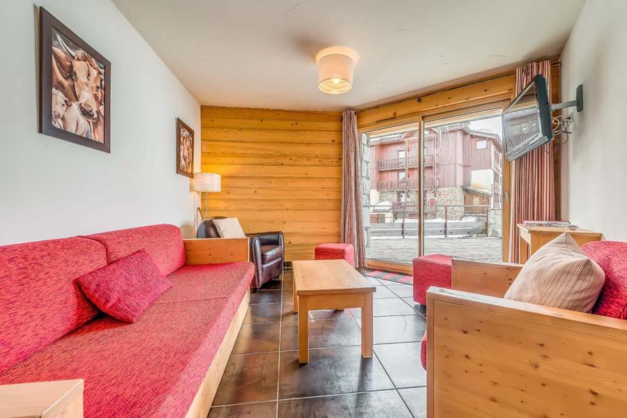 Rent in ski resort 2 room apartment sleeping corner 6 people (4) - Résidence Almes 1 - Tignes - Living room