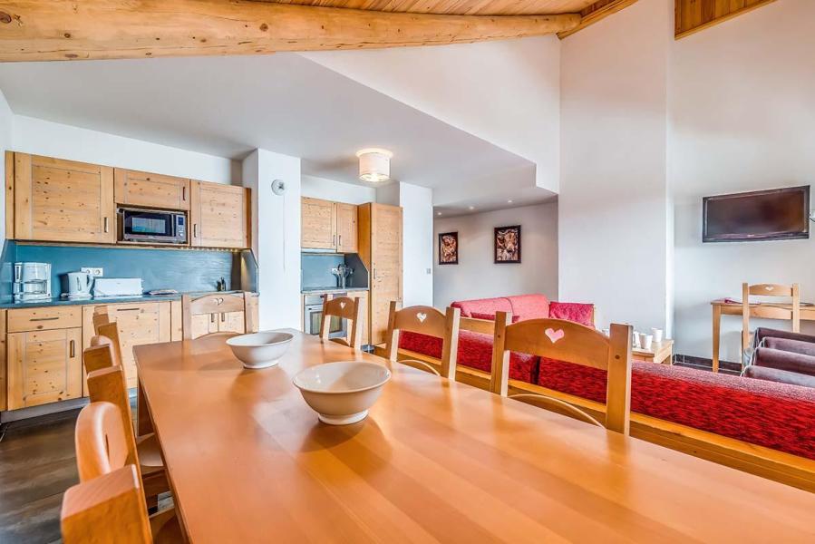 Rent in ski resort 3 room apartment sleeping corner 8 people (9) - Résidence Almes 1 - Tignes - Living room