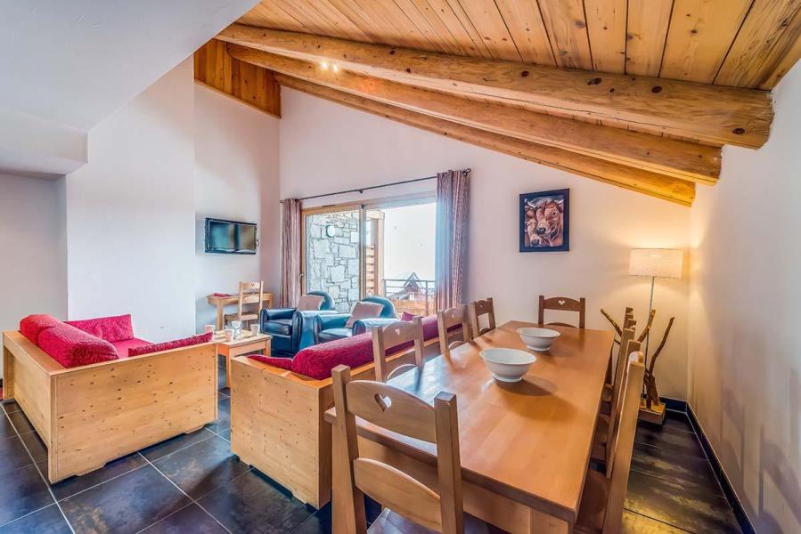 Rent in ski resort 3 room apartment sleeping corner 8 people (9) - Résidence Almes 1 - Tignes - Living room