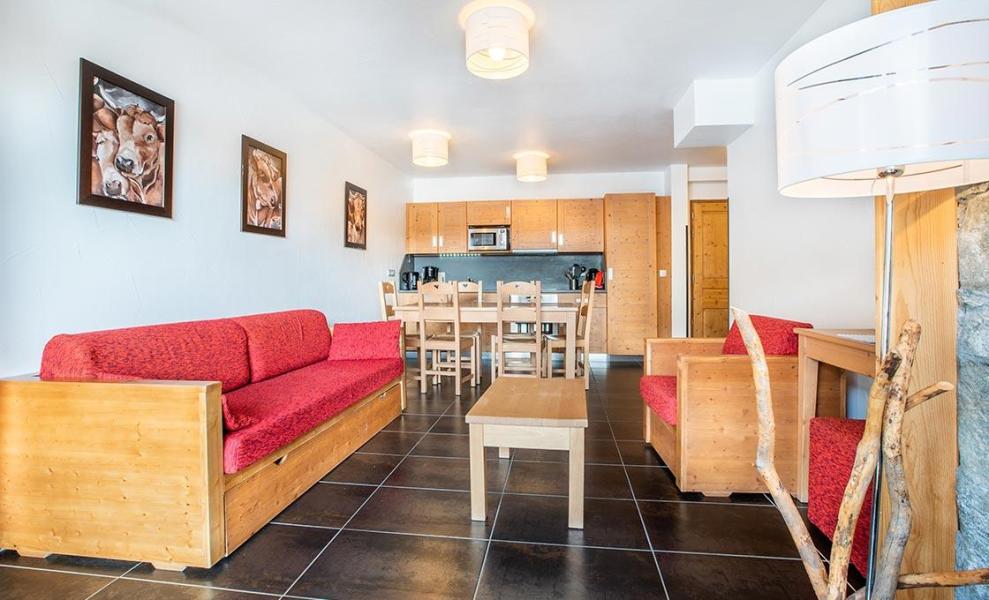 Skiverleih 3-Zimmer-Appartment für 6 Personen (5) - Résidence Almes 1 - Tignes - Wohnzimmer