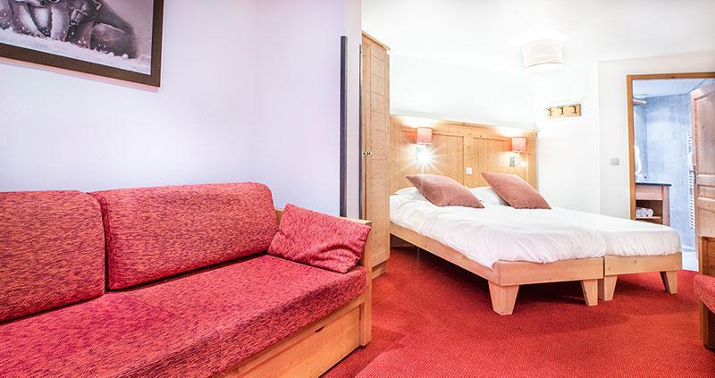 Skiverleih 3-Zimmer-Berghütte für 12 Personen (1) - Résidence Almes 1 - Tignes - Schlafzimmer