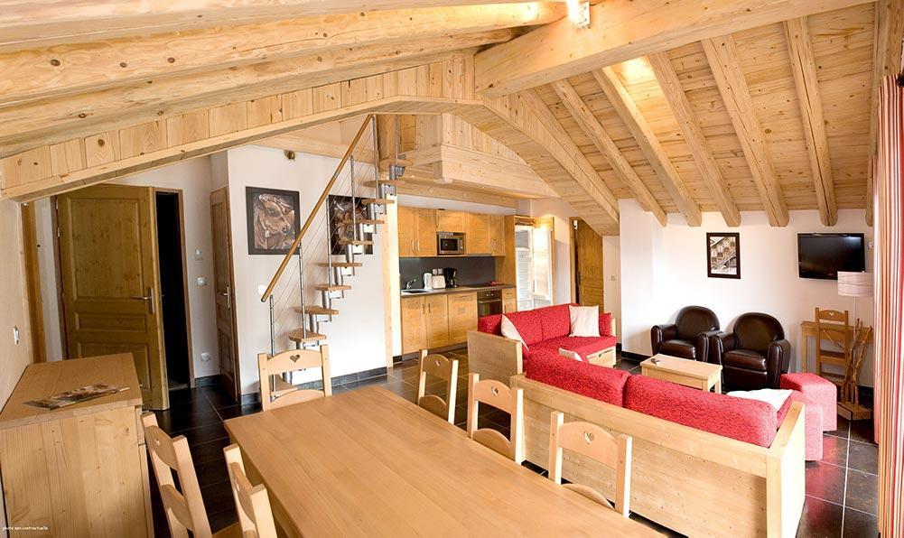 Rent in ski resort 5 room mezzanine apartment 12 people (11) - Résidence Almes 1 - Tignes - Living room