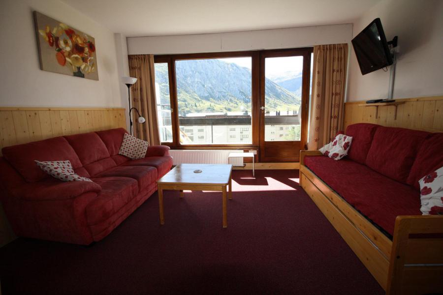 Rent in ski resort 2 room apartment sleeping corner 6 people (521CL) - Résidence Bec Rouge - Tignes - Living room
