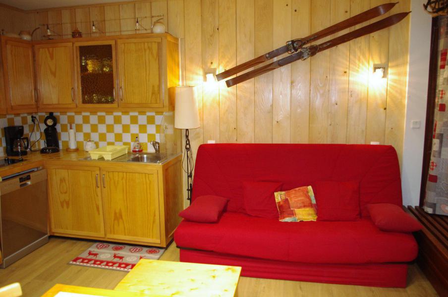 Ski verhuur Studio bergnis 4 personen (704CL) - Résidence Bec Rouge - Tignes - Woonkamer